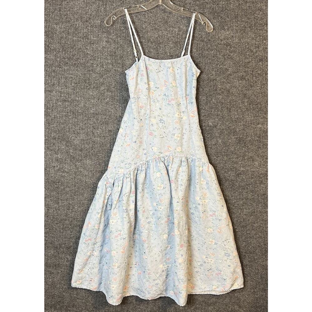 Sister New York Womens Cisco Beach Dress Size XS Blue Floral Cottage Bohemian